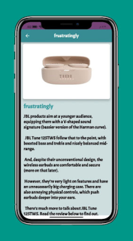 Herunterladen JBL Tune 125TWS Guide Bildung für Android Bildschirmfoto 4