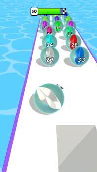 Herunterladen Marble Run 3D-Color Ball Race Simulatoren für Android Bildschirmfoto 2
