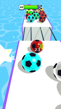Herunterladen Marble Run 3D-Color Ball Race Simulatoren für Android Bildschirmfoto 6