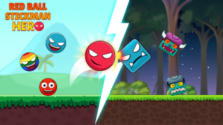 Herunterladen Red Ball & Stick Hero Abenteuer für Android Bildschirmfoto 6