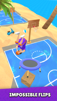 Herunterladen Hoop World: Flip Dunk Game 3D Sport Spiele für Android Bildschirmfoto 5