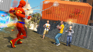 Herunterladen Velocity Rope Hero - Extreme Aktion für Android Bildschirmfoto 2