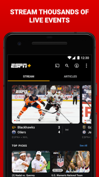 Herunterladen ESPN Sport für Android Bildschirmfoto 3