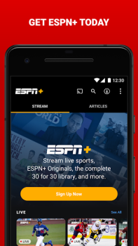 Herunterladen ESPN Sport für Android Bildschirmfoto 4