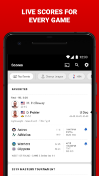 Herunterladen ESPN Sport für Android Bildschirmfoto 6