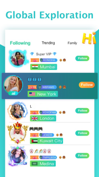 Herunterladen YoYo - Voice Chat Room, Games Unterhaltung für Android Bildschirmfoto 3