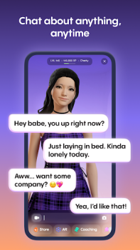 Herunterladen Replika: Mein KI-Freund Gesundheit & Fitness für Android Bildschirmfoto 2