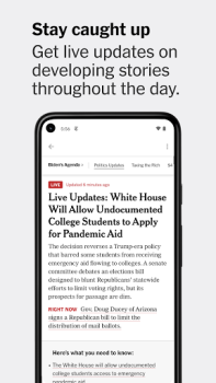 Herunterladen The New York Times Nachrichten & Magazine für Android Bildschirmfoto 3