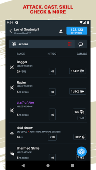 Herunterladen D&D Beyond Unterhaltung für Android Bildschirmfoto 6