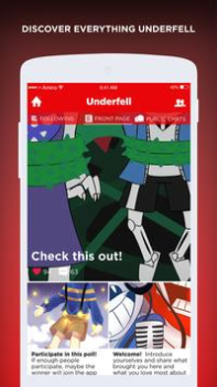 Herunterladen Underfell Soziales für Android Bildschirmfoto 2