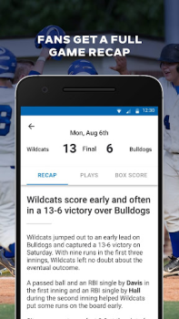 Herunterladen GameChanger Classic Sport für Android Bildschirmfoto 5