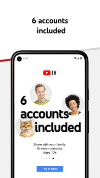 Herunterladen YouTube TV: Live TV & more Unterhaltung für Android Bildschirmfoto 5