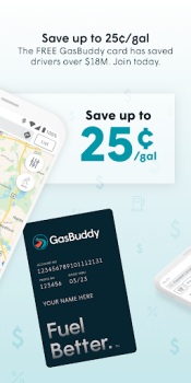 Herunterladen GasBuddy: Find & Pay for Gas Reisen für Android Bildschirmfoto 2