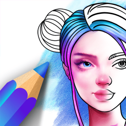 Logo Color Pop Lustige Ausmalspiele