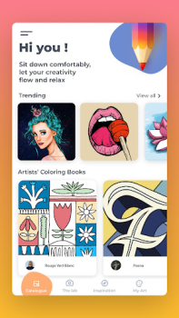 Herunterladen Color Pop Lustige Ausmalspiele Unterhaltung für Android Bildschirmfoto 6
