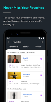 Herunterladen Ticketmaster－Buy, Sell Tickets Veranstaltungen für Android Bildschirmfoto 6
