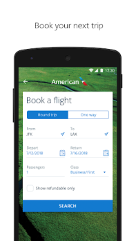 Herunterladen American Airlines Reisen für Android Bildschirmfoto 3