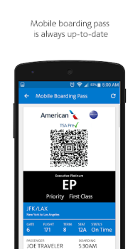 Herunterladen American Airlines Reisen für Android Bildschirmfoto 6