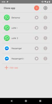 Herunterladen Clone app - Run multiple accounts Werkzeuge für Android Bildschirmfoto 2