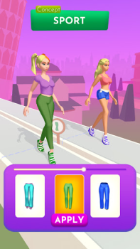 Herunterladen Fashion Battle - Ankleidespiel Rollenspiele für Android Bildschirmfoto 2
