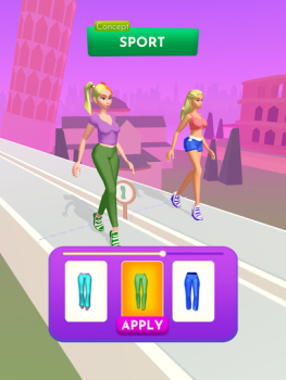 Herunterladen Fashion Battle - Ankleidespiel Rollenspiele für Android Bildschirmfoto 7