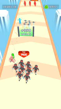 Herunterladen Crowd Evolution! Arkade für Android Bildschirmfoto 2