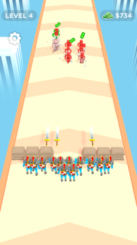 Herunterladen Crowd Evolution! Arkade für Android Bildschirmfoto 4