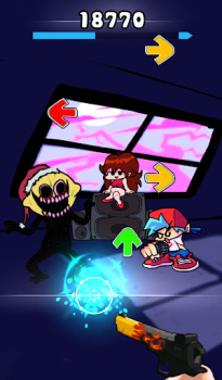 Herunterladen FNF Beat Shoot: Gun Music Game Musik für Android Bildschirmfoto 5