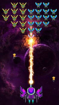 Herunterladen Galaxy Attack: Alien Shooting Arkade für Android Bildschirmfoto 3