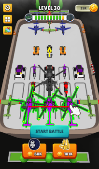Herunterladen Merge Master: Car Evolution Arkade für Android Bildschirmfoto 2