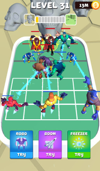 Herunterladen Merge Master: Superhero League Arkade für Android Bildschirmfoto 4