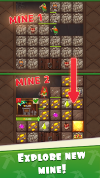 Herunterladen Gnome Diggers: Minen spiele Simulatoren für Android Bildschirmfoto 2