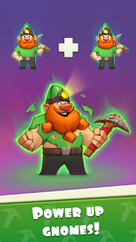 Herunterladen Gnome Diggers: Minen spiele Simulatoren für Android Bildschirmfoto 3
