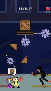 Herunterladen Blue Monster - Rescue Game Arkade für Android Bildschirmfoto 4