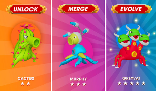 Herunterladen Merge Monster Plant Evolution Arkade für Android Bildschirmfoto 3