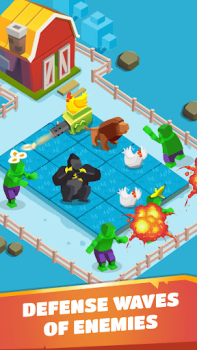 Herunterladen Animal Warfare: Merge Defense Gelegentlich für Android Bildschirmfoto 3