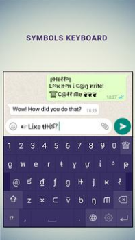 Herunterladen Text converter (текст символам Personalisierung für Android Bildschirmfoto 2