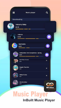 Herunterladen Mp3Goo - Mp3 Music Downloader Musik und Audio für Android Bildschirmfoto 2