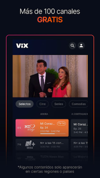 Herunterladen ViX: TV, Deportes y Noticias Unterhaltung für Android Bildschirmfoto 2