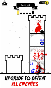 Herunterladen Stick Hero: Tower Defense Gelegentlich für Android Bildschirmfoto 2