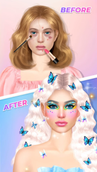 Herunterladen Makeover Studio: Makeup Games Simulatoren für Android