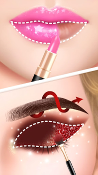 Herunterladen Makeover Studio: Makeup Games Simulatoren für Android Bildschirmfoto 3