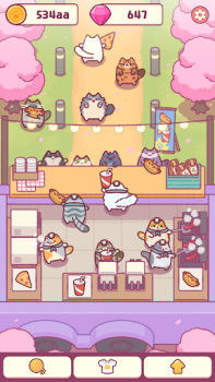 Herunterladen Cat Snack Bar : Cat Food Games Simulatoren für Android Bildschirmfoto 2