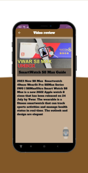 Herunterladen SmartWatch S8 Max Guide Bildung für Android Bildschirmfoto 3