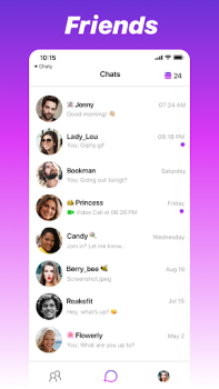 Herunterladen Chaty - Chat & Make Friends Soziales für Android Bildschirmfoto 4