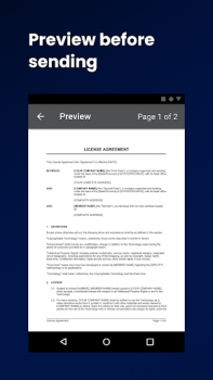 Herunterladen FAX-App: Fax vom Handy Wirtschaft für Android Bildschirmfoto 4