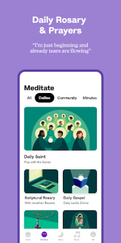 Herunterladen Hallow: Gebet & Meditation Bücher und Leitfäden für Android Bildschirmfoto 3