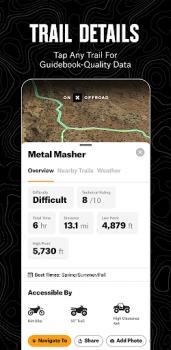 Herunterladen onX Offroad: Trail Maps & GPS Karten & Navigation für Android Bildschirmfoto 5