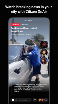 Herunterladen Citizen: Local Safety Alerts Nachrichten & Magazine für Android Bildschirmfoto 3