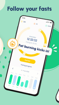 Herunterladen Fastic: Mahlzeiten Tracker Gesundheit & Fitness für Android Bildschirmfoto 3